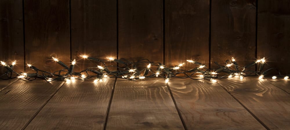Learn how to not waste energy with holiday lights.